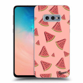 Picasee silikonový černý obal pro Samsung Galaxy S10e G970 - Watermelon