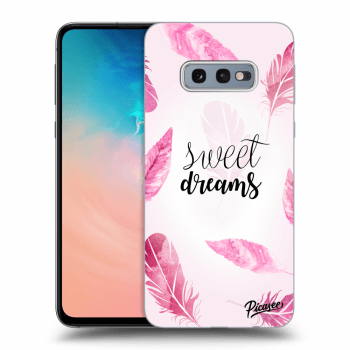 Picasee silikonový průhledný obal pro Samsung Galaxy S10e G970 - Sweet dreams