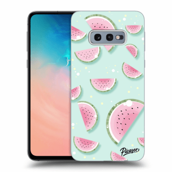 Picasee silikonový průhledný obal pro Samsung Galaxy S10e G970 - Watermelon 2