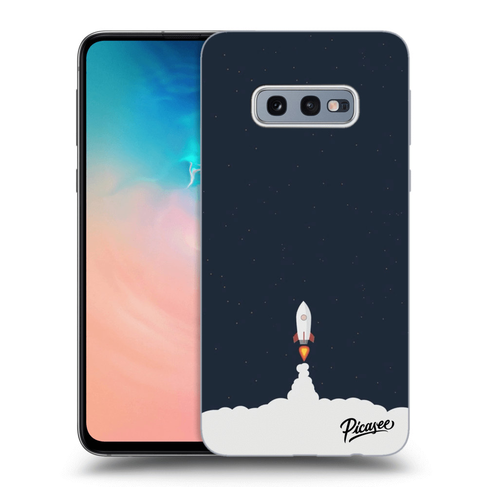 Picasee silikonový průhledný obal pro Samsung Galaxy S10e G970 - Astronaut 2
