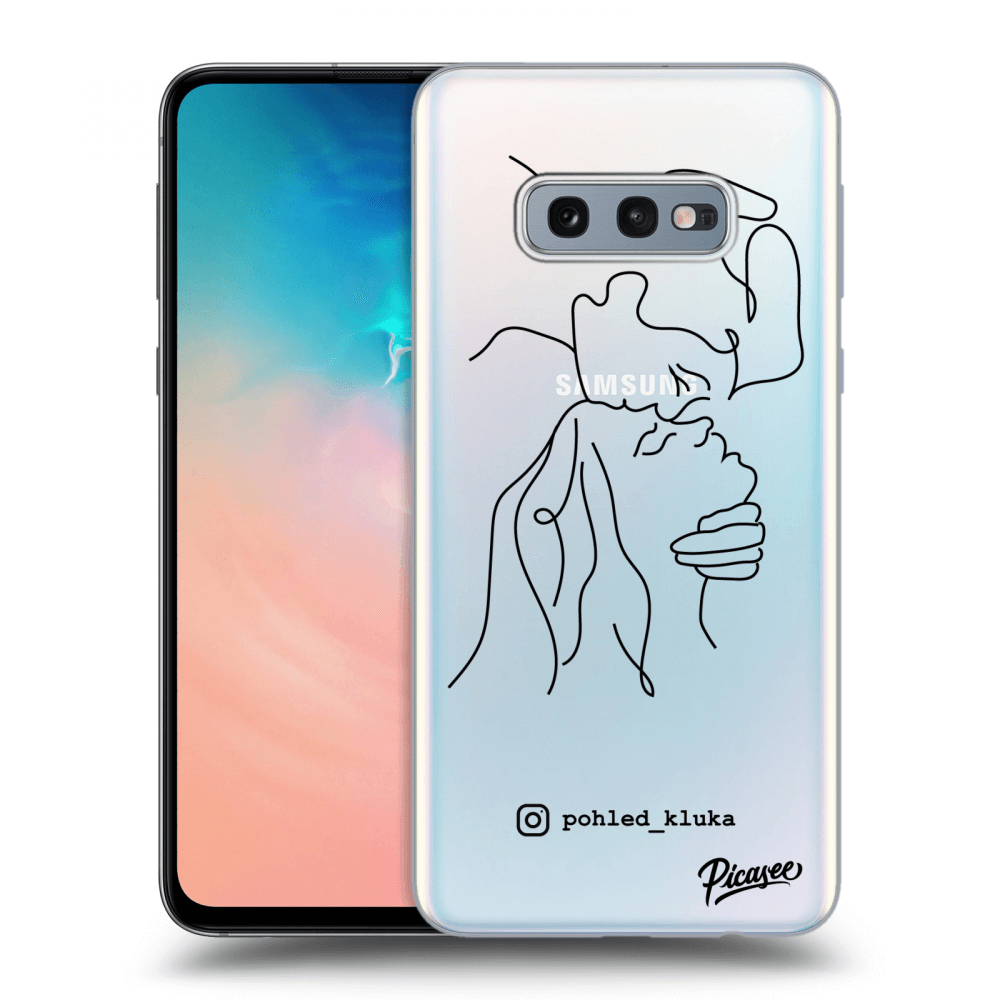 Picasee silikonový průhledný obal pro Samsung Galaxy S10e G970 - Forehead kiss