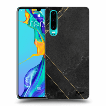 Obal pro Huawei P30 - Black tile