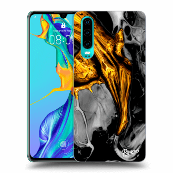 Obal pro Huawei P30 - Black Gold