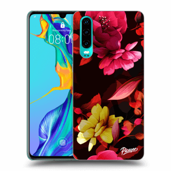 Obal pro Huawei P30 - Dark Peonny