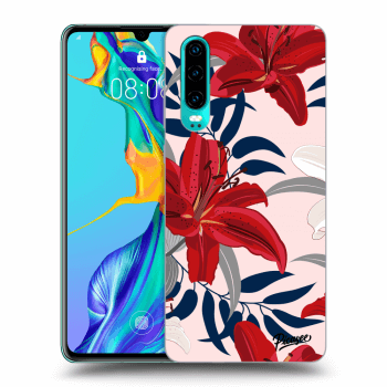 Obal pro Huawei P30 - Red Lily