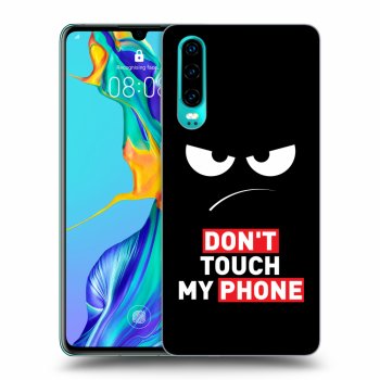 Obal pro Huawei P30 - Angry Eyes - Transparent