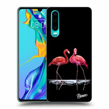 Picasee ULTIMATE CASE pro Huawei P30 - Flamingos couple