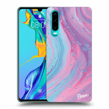 Obal pro Huawei P30 - Pink liquid