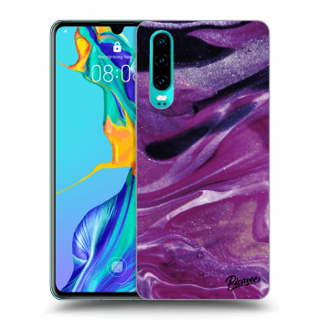 Obal pro Huawei P30 - Purple glitter