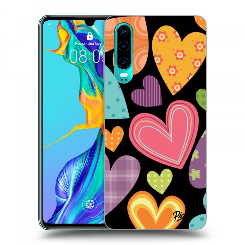Picasee ULTIMATE CASE pro Huawei P30 - Colored heart