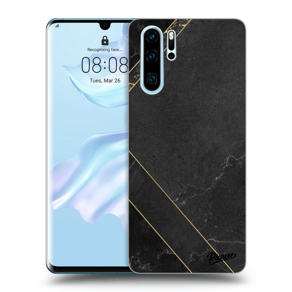Picasee ULTIMATE CASE pro Huawei P30 Pro - Black tile