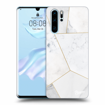 Obal pro Huawei P30 Pro - White tile