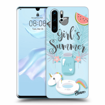 Picasee silikonový průhledný obal pro Huawei P30 Pro - Girls Summer