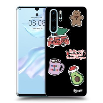Obal pro Huawei P30 Pro - Christmas Stickers