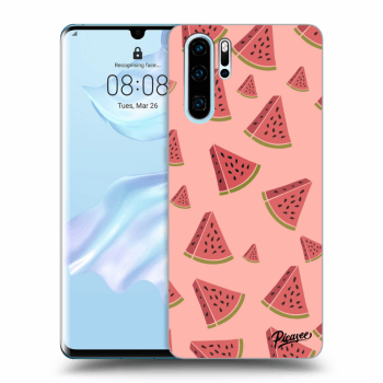 Picasee silikonový průhledný obal pro Huawei P30 Pro - Watermelon