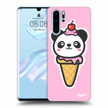Picasee silikonový průhledný obal pro Huawei P30 Pro - Ice Cream Panda