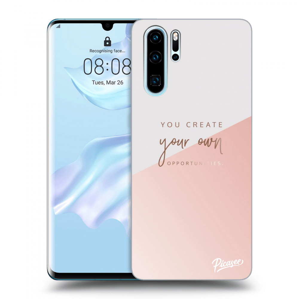 Picasee silikonový průhledný obal pro Huawei P30 Pro - You create your own opportunities
