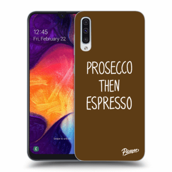 Picasee silikonový černý obal pro Samsung Galaxy A50 A505F - Prosecco then espresso