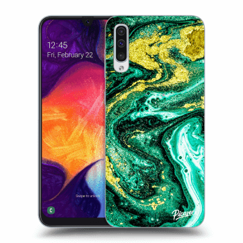 Obal pro Samsung Galaxy A50 A505F - Green Gold