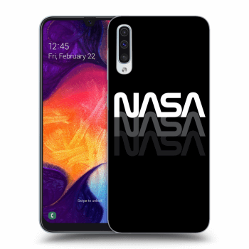 Picasee silikonový černý obal pro Samsung Galaxy A50 A505F - NASA Triple