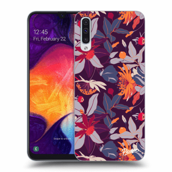 Obal pro Samsung Galaxy A50 A505F - Purple Leaf