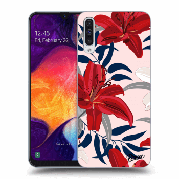 Picasee ULTIMATE CASE pro Samsung Galaxy A50 A505F - Red Lily