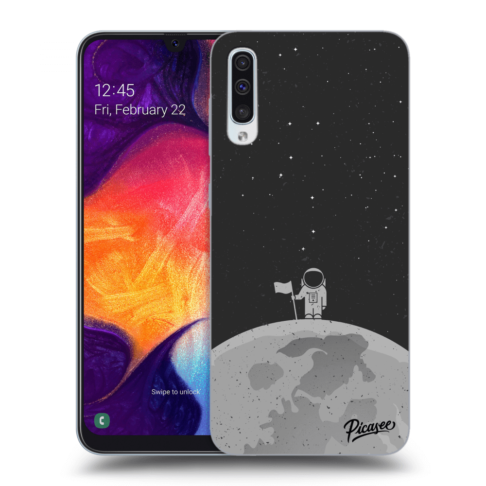 Picasee silikonový průhledný obal pro Samsung Galaxy A50 A505F - Astronaut