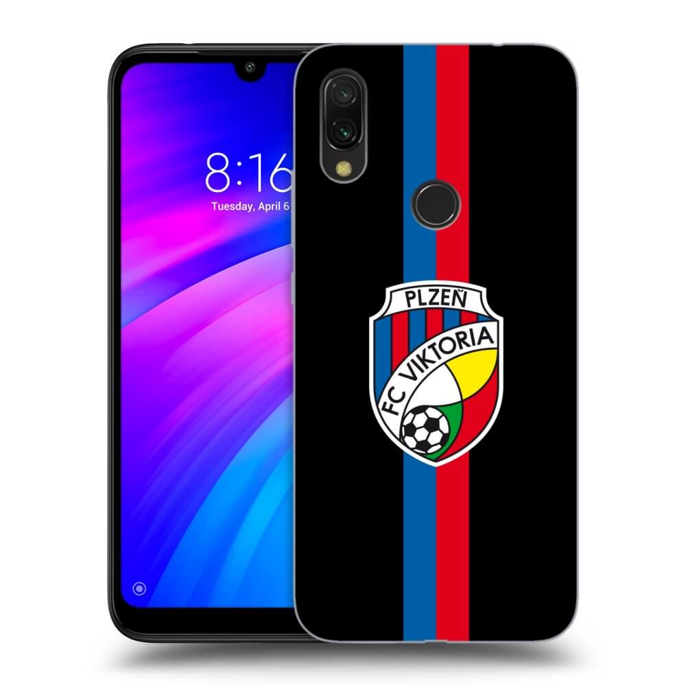 Picasee silikonový černý obal pro Xiaomi Redmi 7 - FC Viktoria Plzeň H