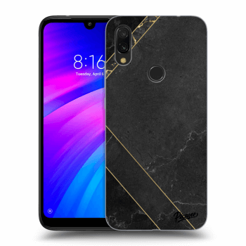 Obal pro Xiaomi Redmi 7 - Black tile