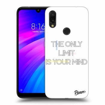 Picasee silikonový průhledný obal pro Xiaomi Redmi 7 - The only limit is your mind
