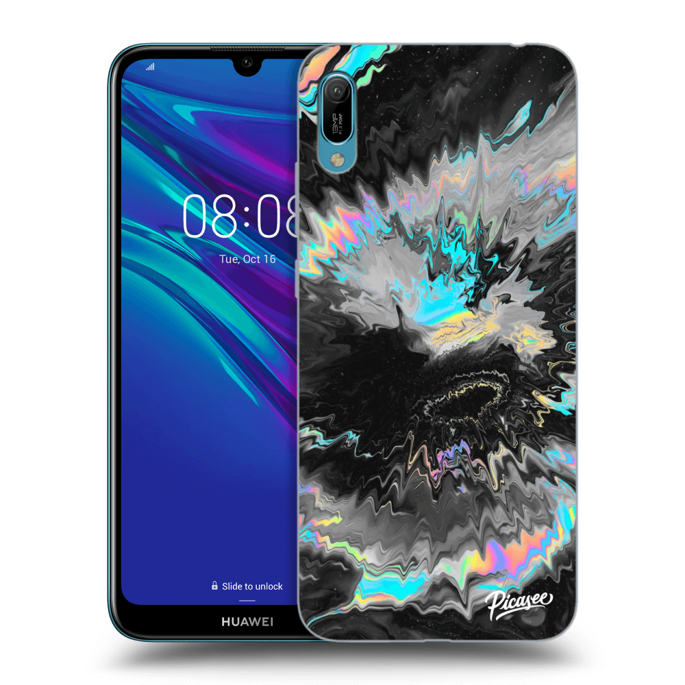 Picasee silikonový černý obal pro Huawei Y6 2019 - Magnetic