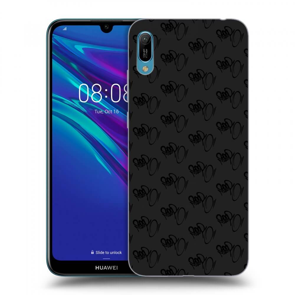 Picasee silikonový černý obal pro Huawei Y6 2019 - Separ - Black On Black 1