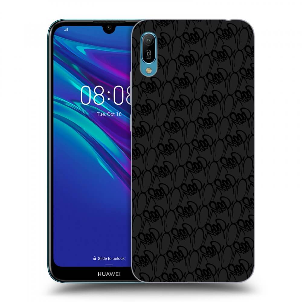Picasee silikonový černý obal pro Huawei Y6 2019 - Separ - Black On Black 2