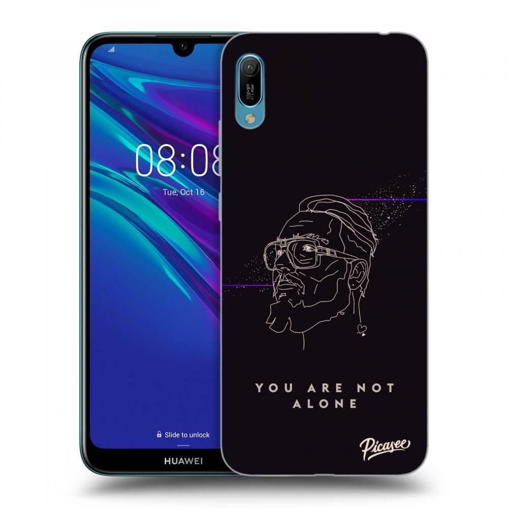 Picasee silikonový průhledný obal pro Huawei Y6 2019 - You are not alone