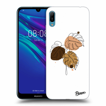 Picasee silikonový průhledný obal pro Huawei Y6 2019 - Monstera