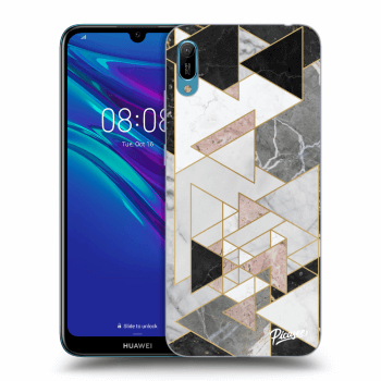 Picasee silikonový černý obal pro Huawei Y6 2019 - Light geometry
