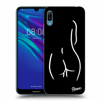 Picasee silikonový černý obal pro Huawei Y6 2019 - Svlečená Bílá