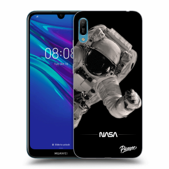 Picasee silikonový černý obal pro Huawei Y6 2019 - Astronaut Big