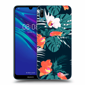 Picasee silikonový černý obal pro Huawei Y6 2019 - Monstera Color