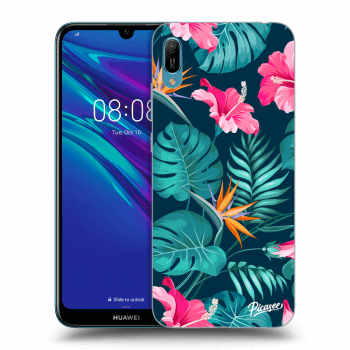 Obal pro Huawei Y6 2019 - Pink Monstera