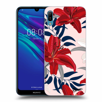 Obal pro Huawei Y6 2019 - Red Lily