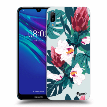 Picasee silikonový průhledný obal pro Huawei Y6 2019 - Rhododendron