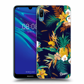 Picasee silikonový černý obal pro Huawei Y6 2019 - Pineapple Color