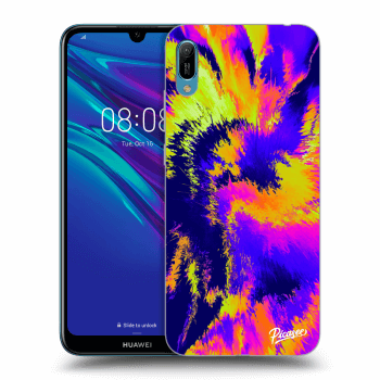 Picasee silikonový černý obal pro Huawei Y6 2019 - Burn