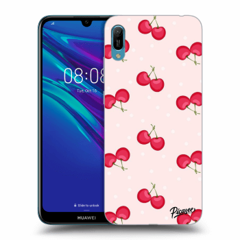 Picasee silikonový černý obal pro Huawei Y6 2019 - Cherries
