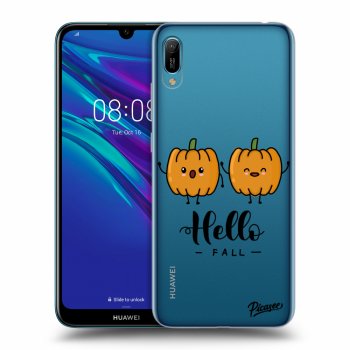Picasee silikonový průhledný obal pro Huawei Y6 2019 - Hallo Fall