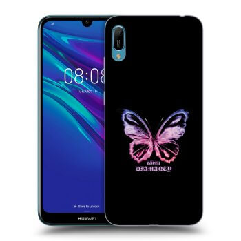 Picasee silikonový průhledný obal pro Huawei Y6 2019 - Diamanty Purple