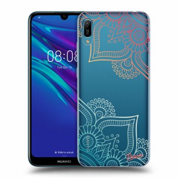 Picasee silikonový průhledný obal pro Huawei Y6 2019 - Flowers pattern