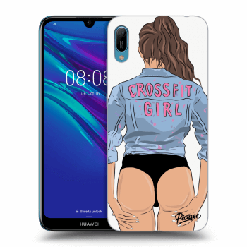 Picasee silikonový černý obal pro Huawei Y6 2019 - Crossfit girl - nickynellow