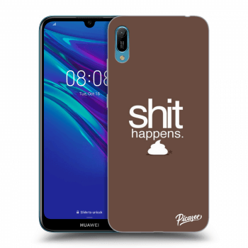 Picasee silikonový průhledný obal pro Huawei Y6 2019 - Shit happens